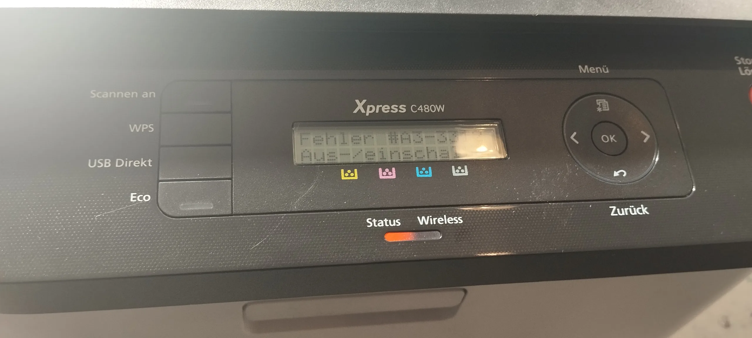 Toner nicht installiert