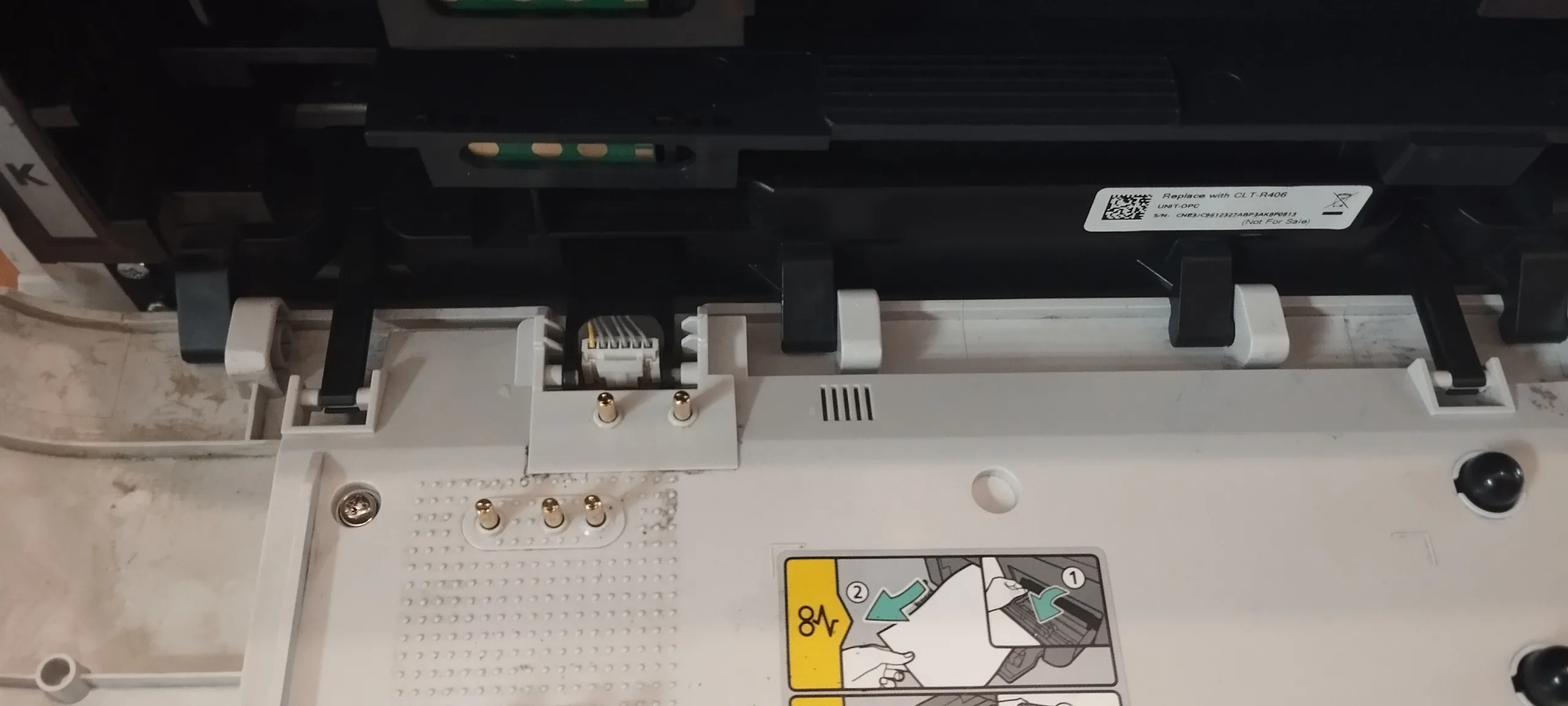 Ursache der Fehlermeldung behoben Toner nicht installiert