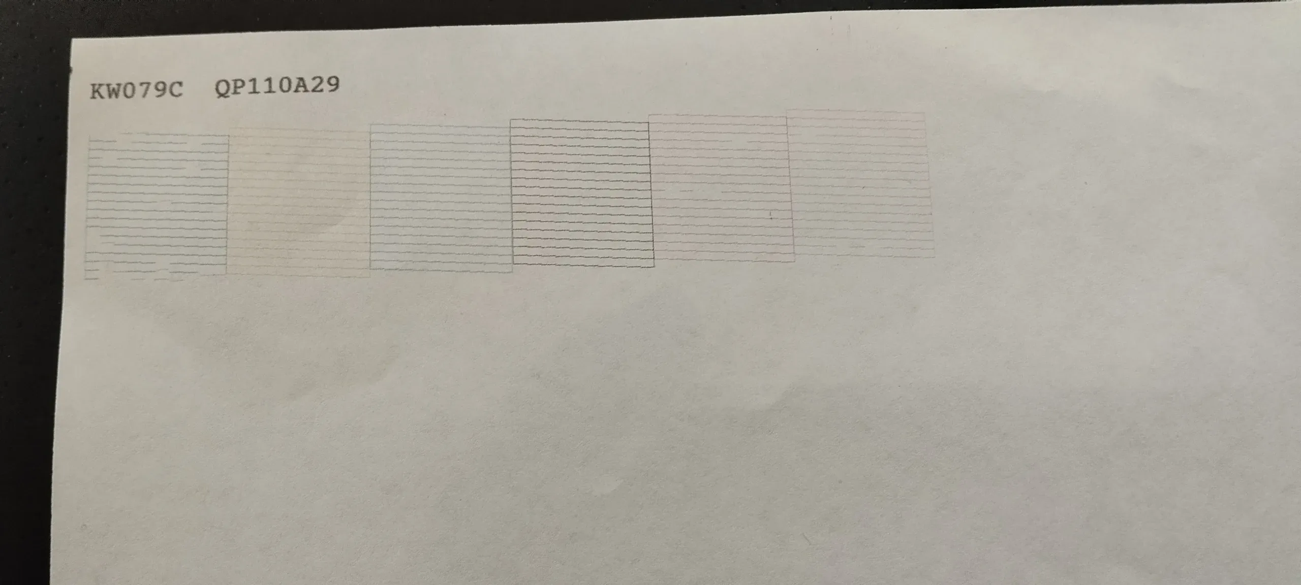 Testseite eine Epson Stylus Phot PX710W