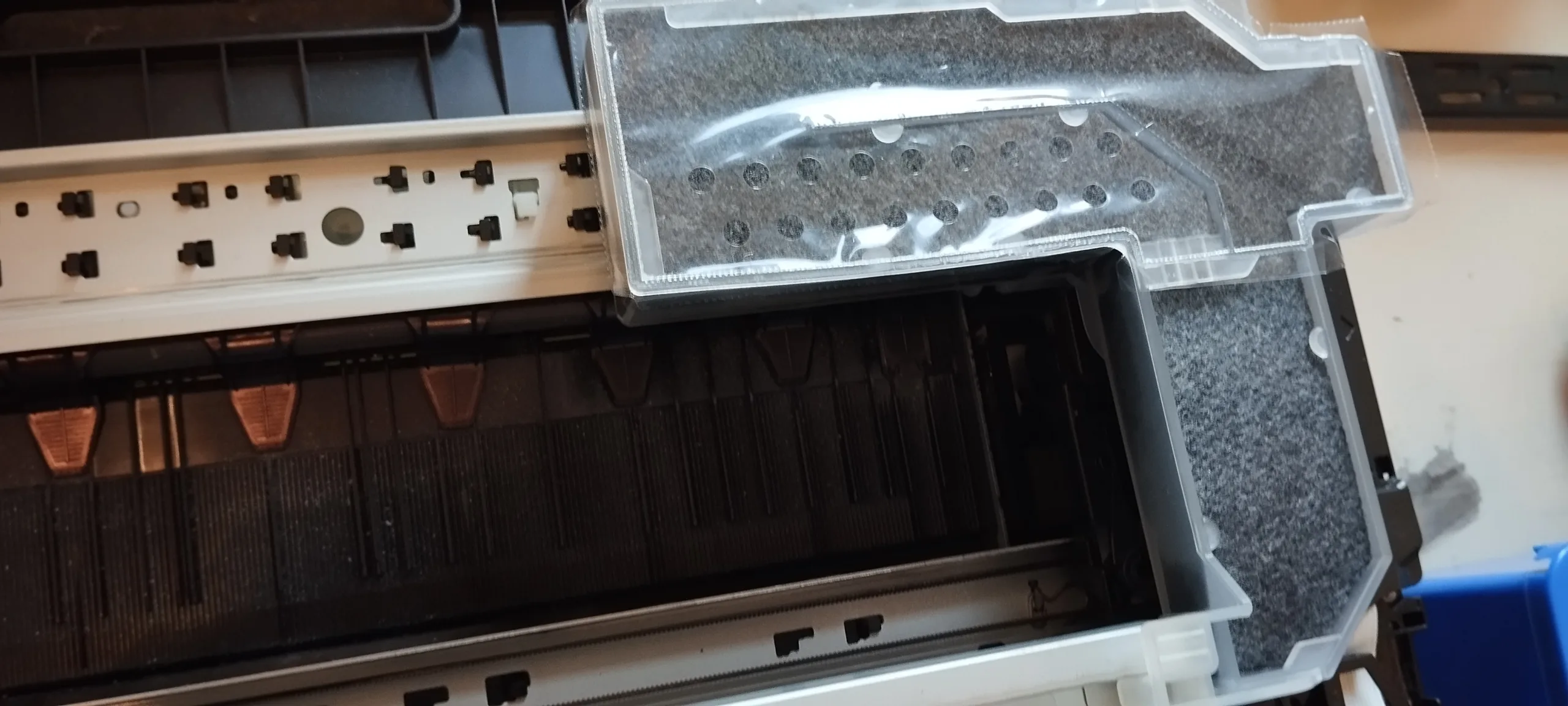 Voller Tintenauffangbehälter