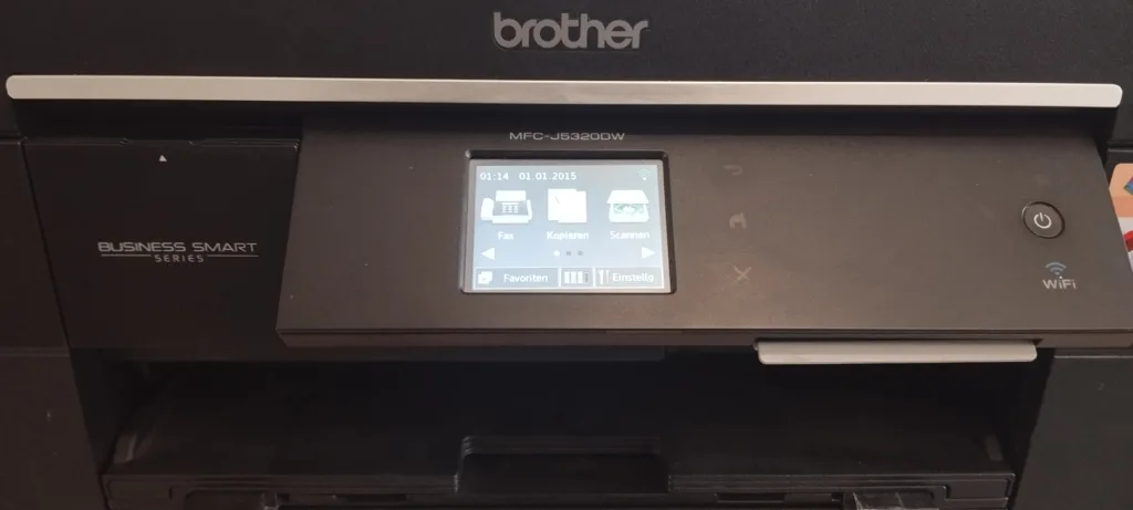 Brother MFC-J5320DW nach dem Wechsel des Kondensator