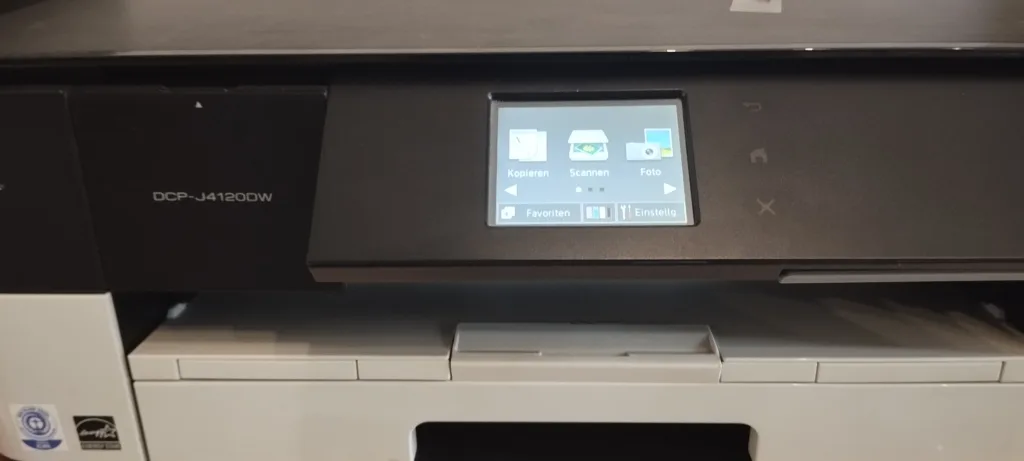 Drucker schaltet wieder ein